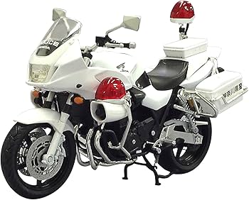 スカイネット 1/12 完成品バイクCB1300P 白バイ (shin AOSHIMA - 激